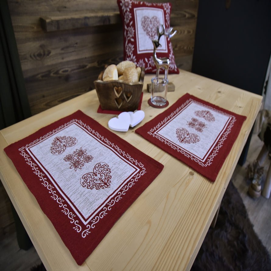 Centro tavola in stile tirolese paganella Daunex misura 35 x 45 cm - My Store