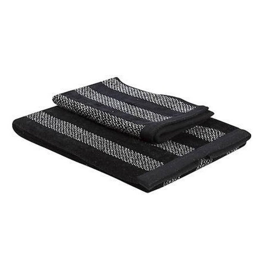 Coppia di asciugamani alanis in spugna di puro cotone velour Daunex - My Store