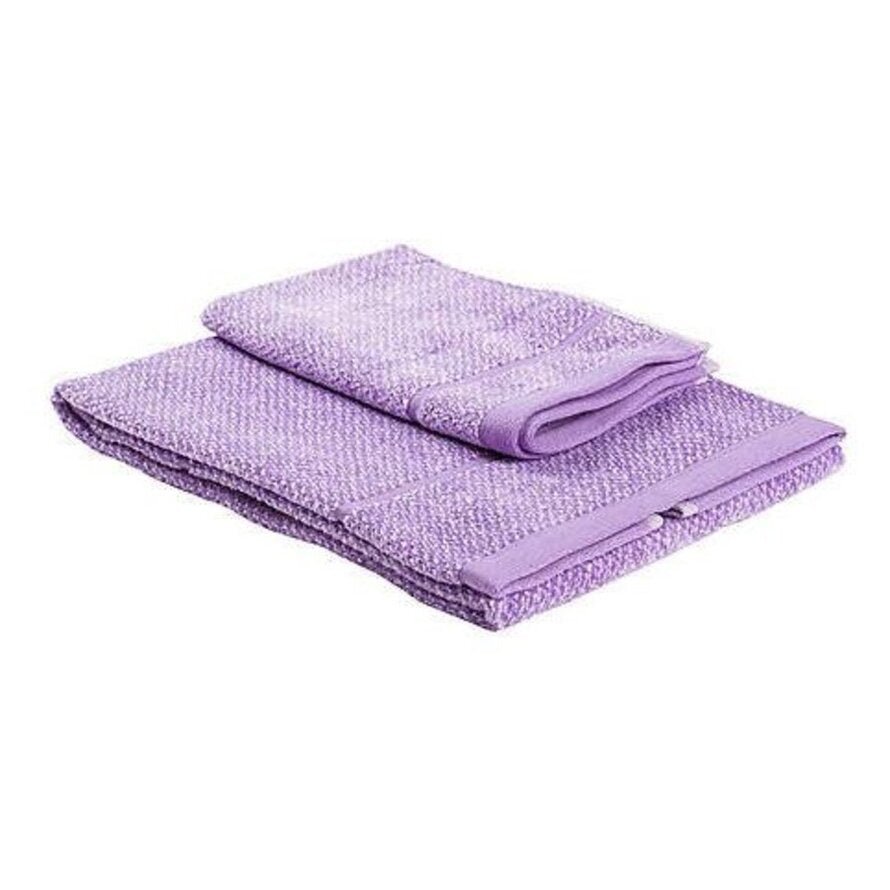 Coppia di asciugamani dafne in spugna di puro cotone velour Daunex - My Store