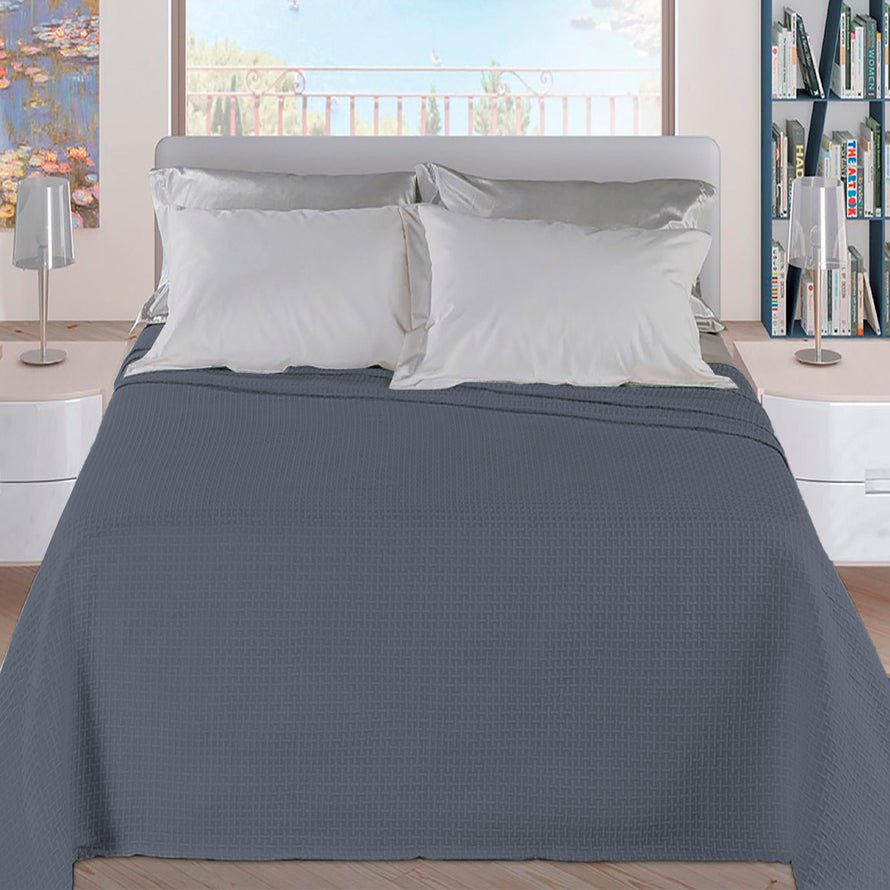 Copriletto in piquet Daunex, basket - My Store