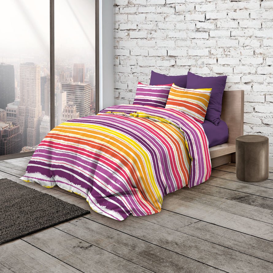 Copripiumino infinity in puro cotone Daunex, color mix - My Store