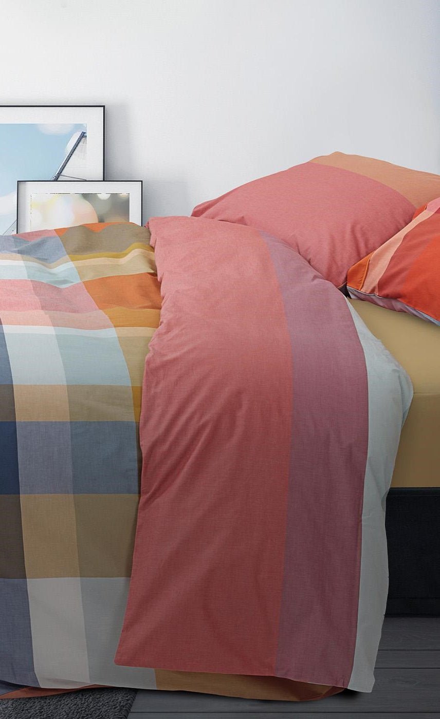 Parure Daunex con Sacco Copripiumino Brighton e Federa/e - Eleganza in Percalle 200 Fili - My Store