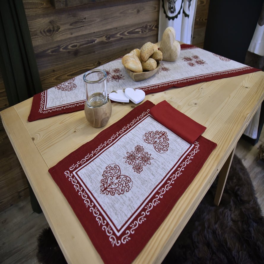 Runner paganella Daunex in stile tirolese - My Store