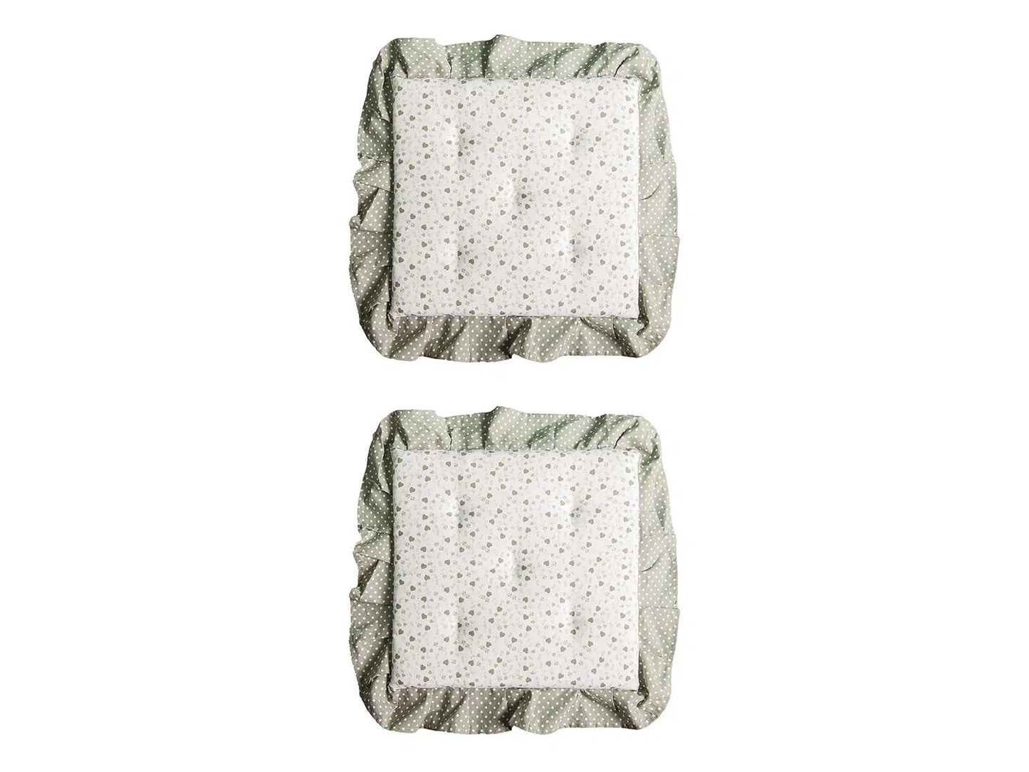 Set 2 cuscini trapuntini cannes Daunex misura 40 x 40 cm colore beige - My Store