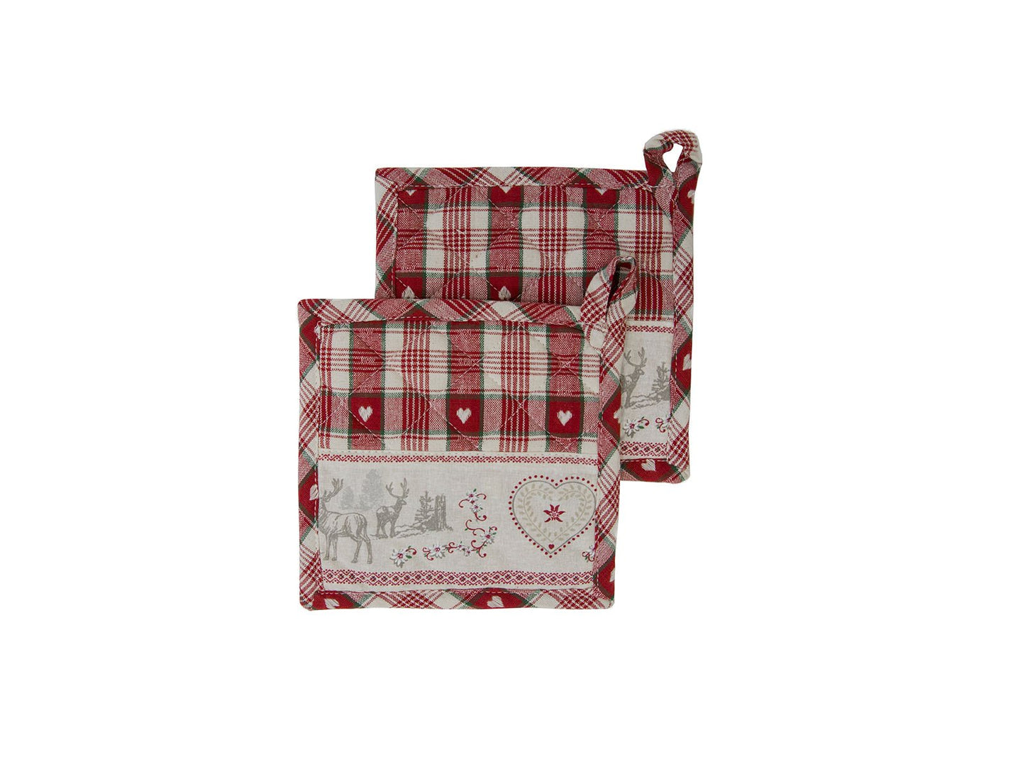 Set 2 presine quadrate Daunex misura 18 x 18 cm, oulx - My Store