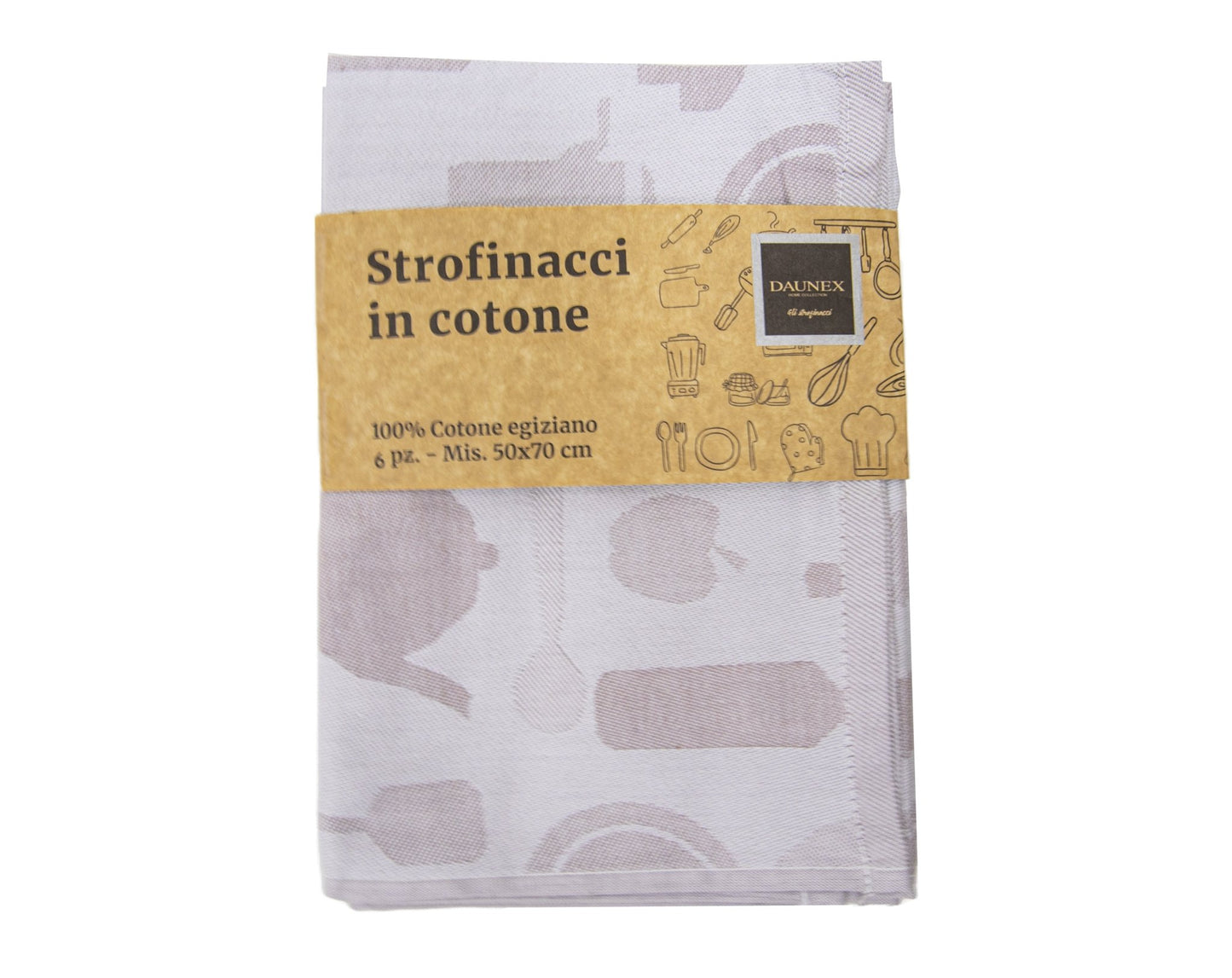 Strofinaccio in cotone egiziano bottle Daunex misura 50 x 70 cm - My Store