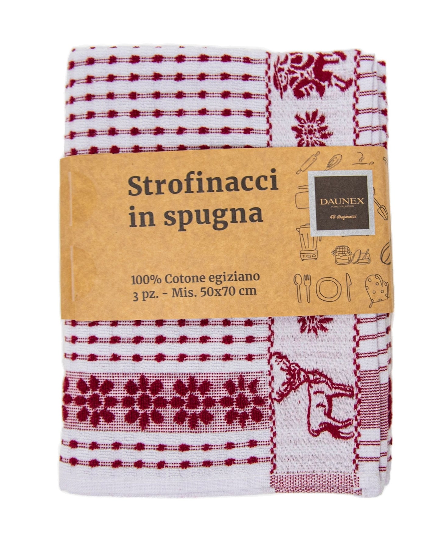 Strofinaccio in spugna casabella Daunex misura 50 x 70 cm - My Store