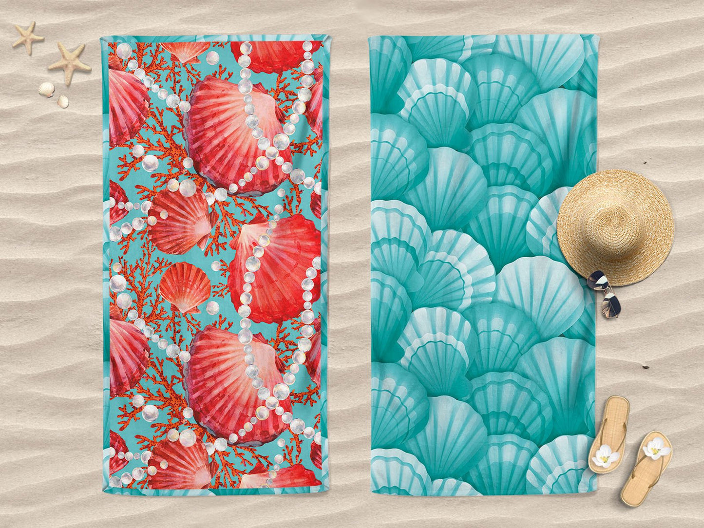 Telo mare doubleface compact dry Daunex misura 90 x 170 cm, tahiti - My Store