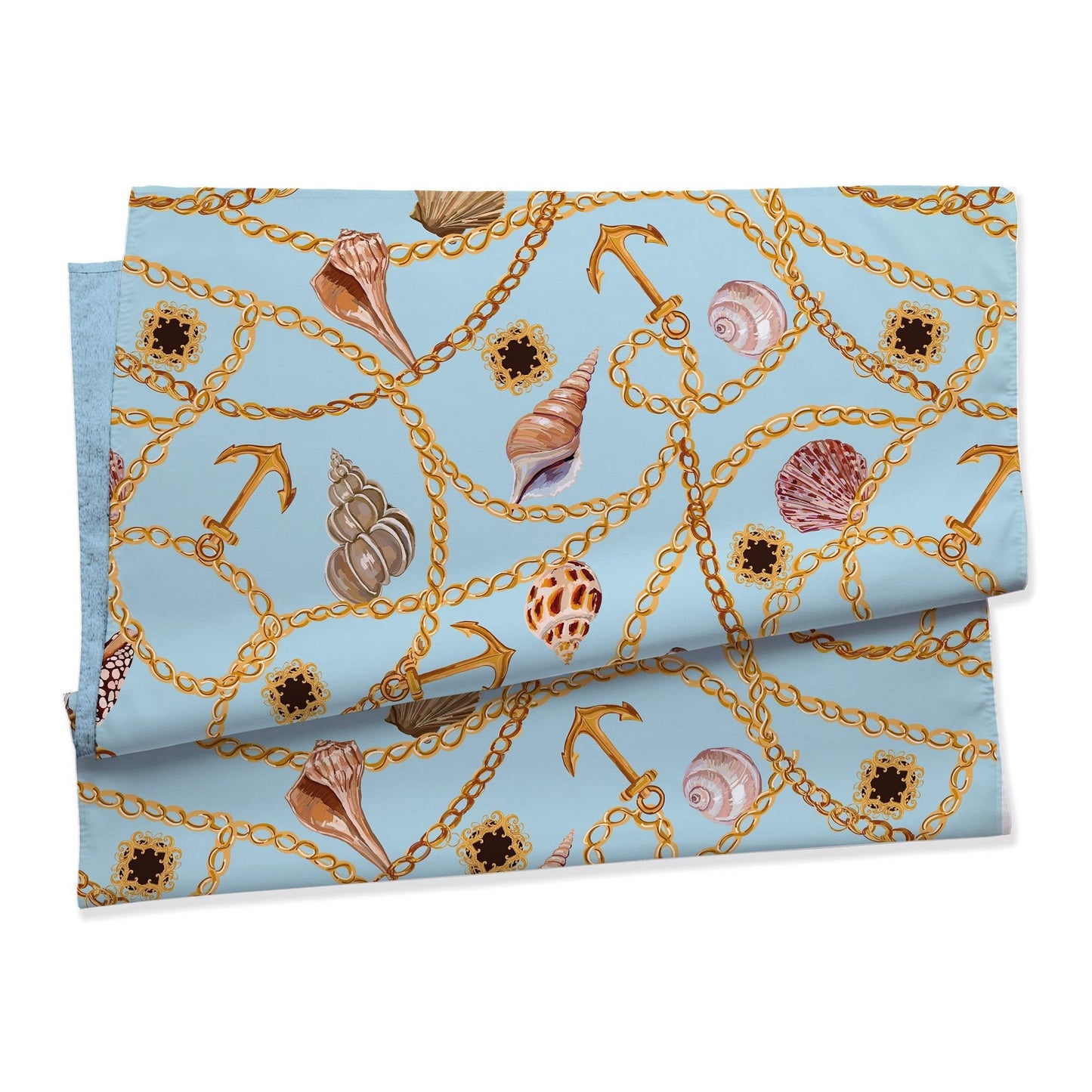 Telo mare doubleface microvelour Daunex misura 100 x 180 cm, chain - My Store