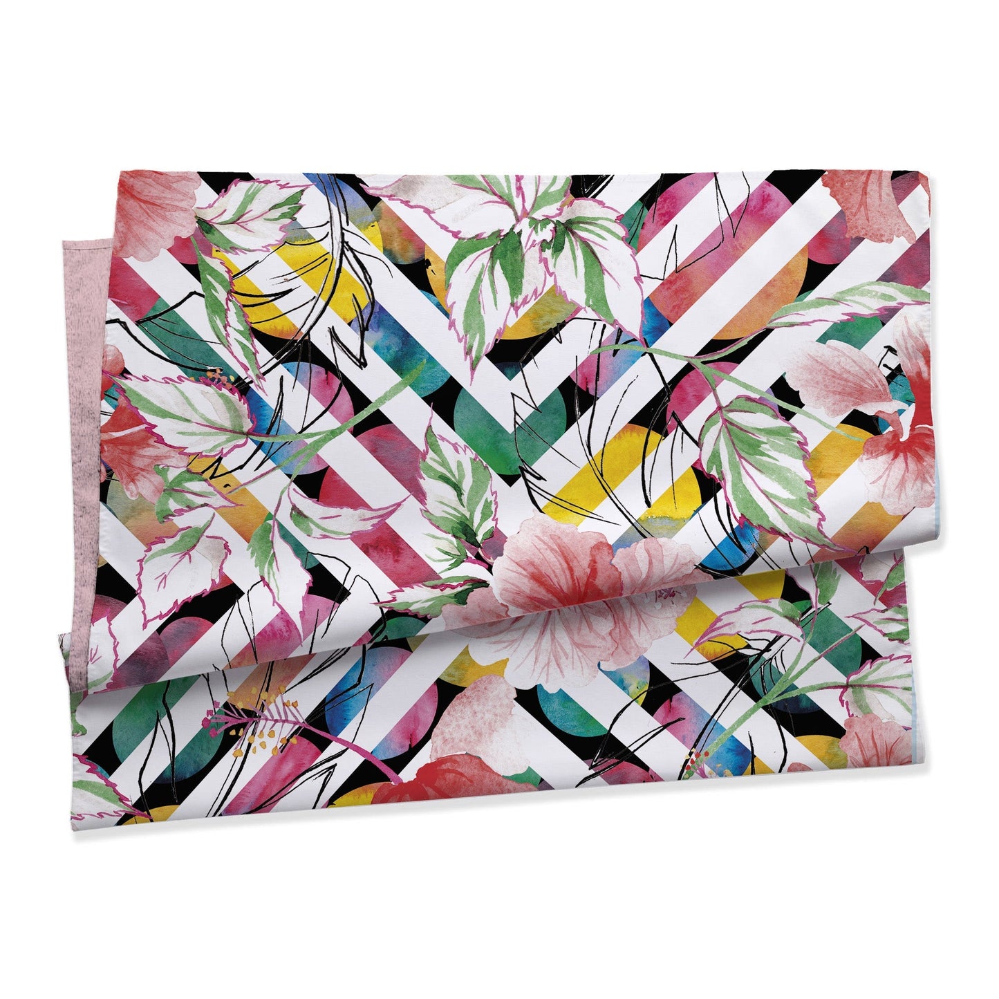 Telo mare doubleface microvelour Daunex misura 100 x 180 cm tropicana - My Store