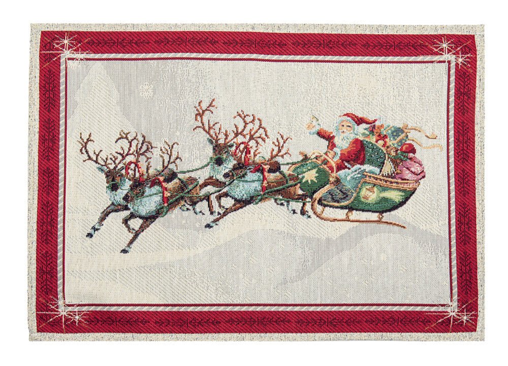 Centro tavola papa noel Daunex misura 35 x 45 cm - My Store