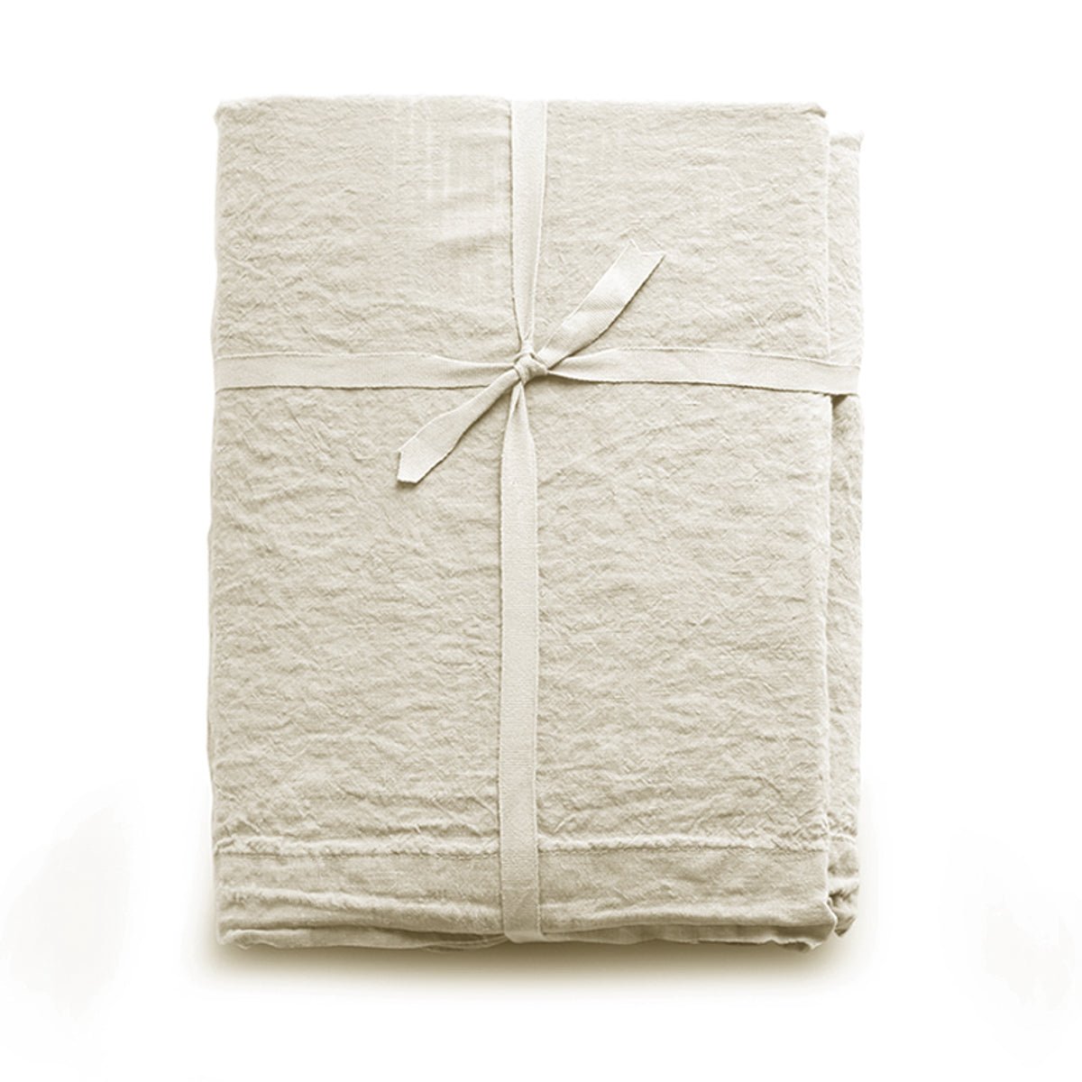 Completo lenzuola in lino stone - washed effetto no stiro, loft 49 - CoCo's Home
