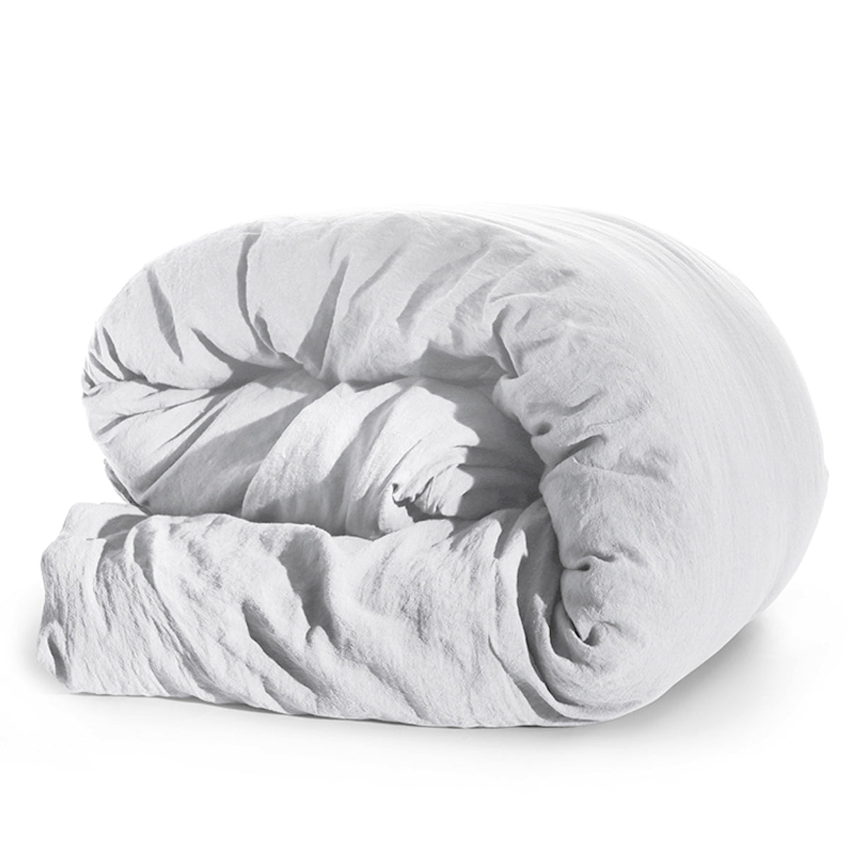 Completo lenzuola in lino stone - washed effetto no stiro, loft 49 - CoCo's Home