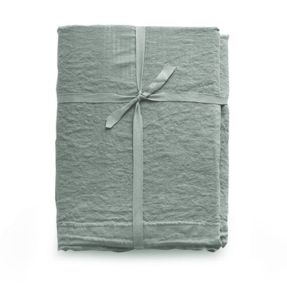 Completo lenzuola in lino stone - washed effetto no stiro, loft 49 - CoCo's Home