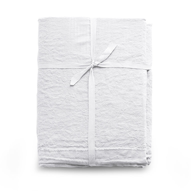 Completo lenzuola in lino stone - washed effetto no stiro, loft 49 - CoCo's Home