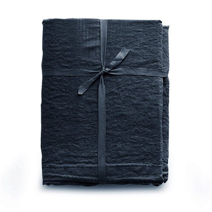 Completo lenzuola in lino stone - washed effetto no stiro, loft 49 - CoCo's Home