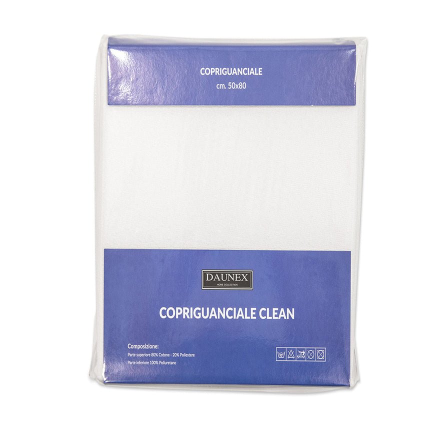 Coppia copriguanciale impermeabile Daunex clean c/cerniera - My Store