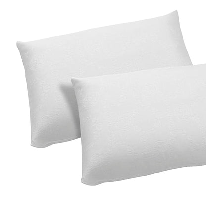Coppia copriguanciale in cotone Daunex medaglione con cerniera - My Store