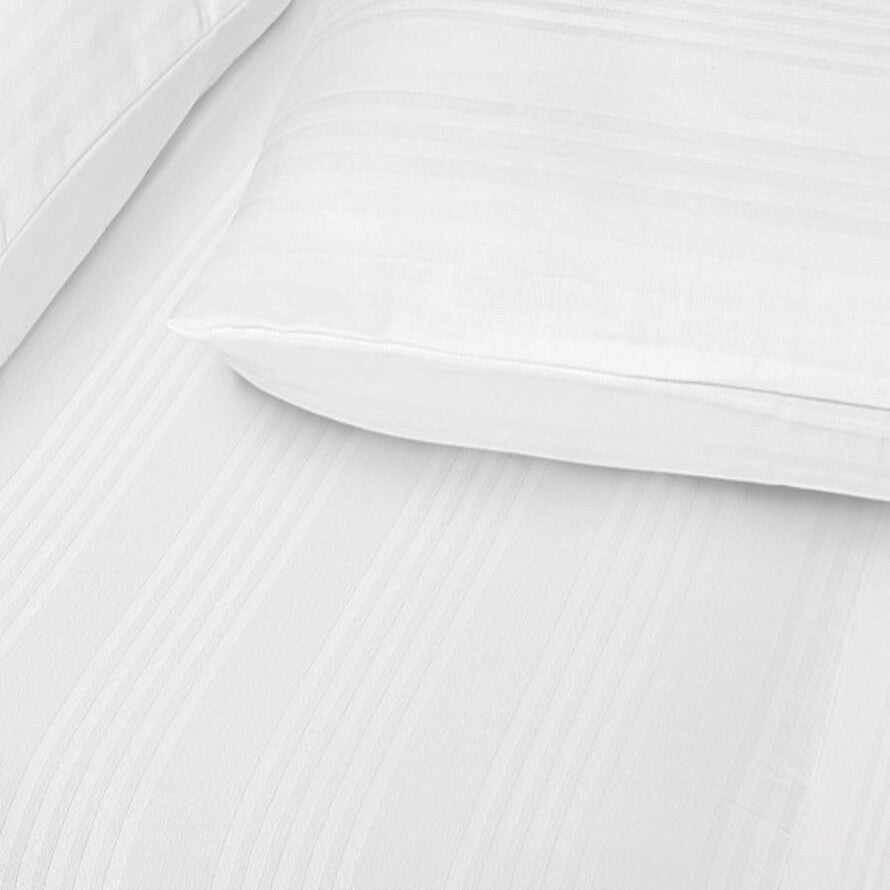 Coppia copriguanciali Daunex in puro cotone fasciate diamond - My Store