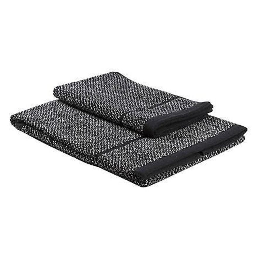 Coppia di asciugamani dafne in spugna di puro cotone velour Daunex - My Store