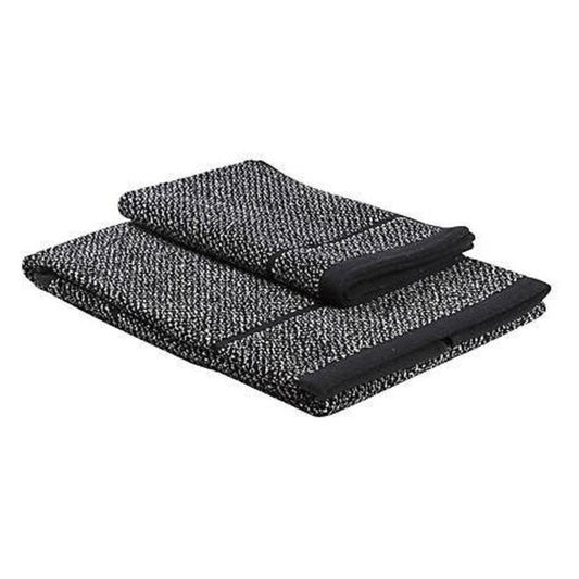 Coppia di asciugamani dafne in spugna di puro cotone velour Daunex - My Store