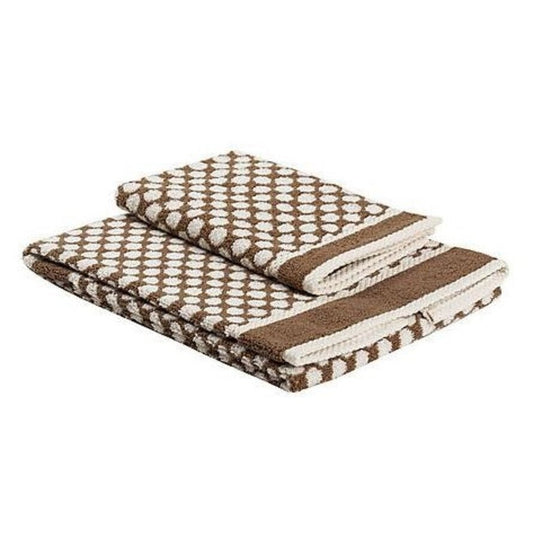 Coppia di asciugamani sandy in spugna di puro cotone velour Daunex - My Store