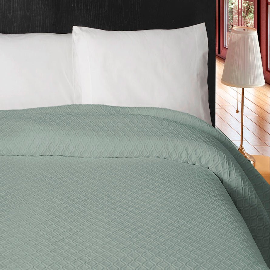 Copriletto in piquet di puro cotone Daunex miro - My Store