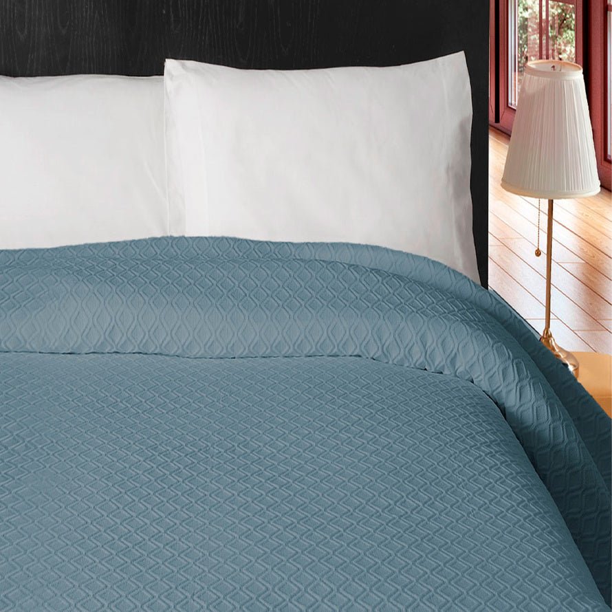 Copriletto in piquet di puro cotone Daunex miro - My Store