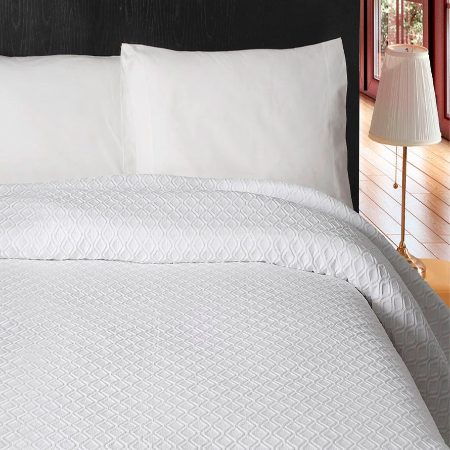 Copriletto in piquet di puro cotone Daunex miro - My Store