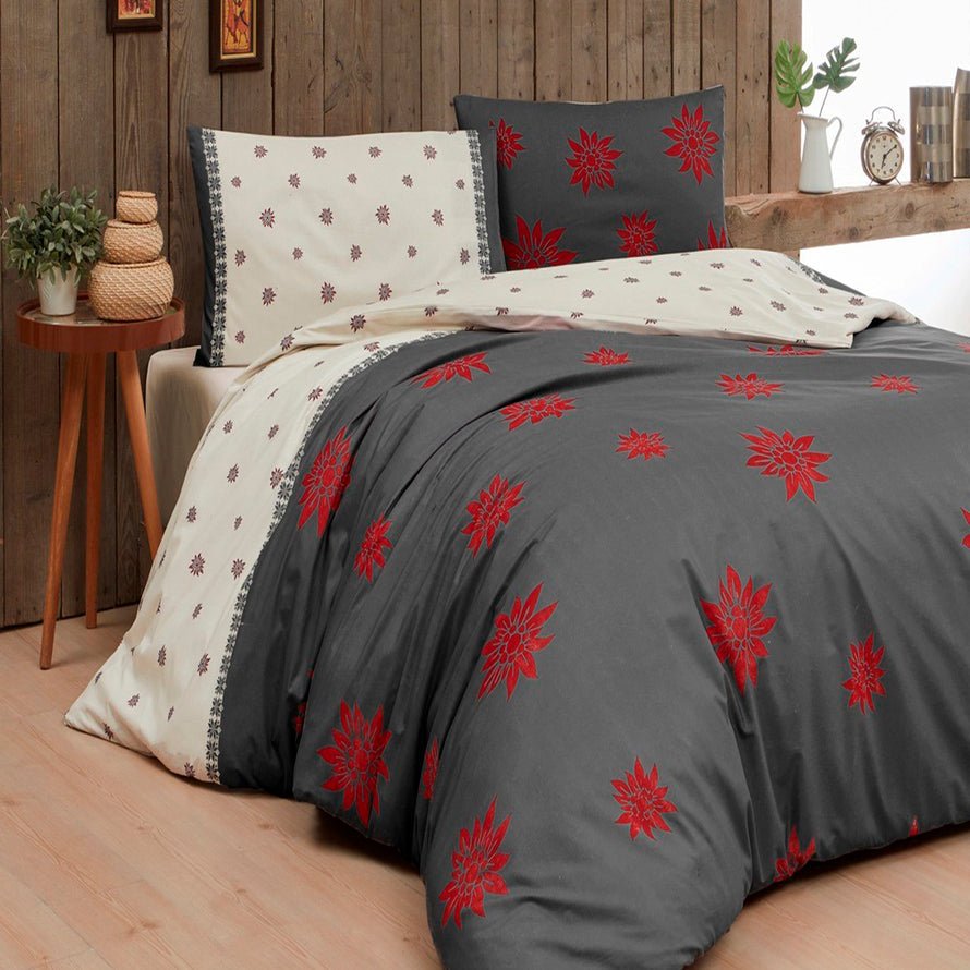 Parure Copripiumino Daunex con Fantasia Stelle Alpine braies - My Store