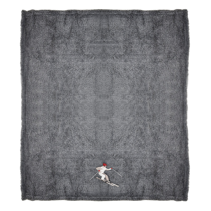 Plaid morbidotto ricamato sciatore Daunex prime - My Store