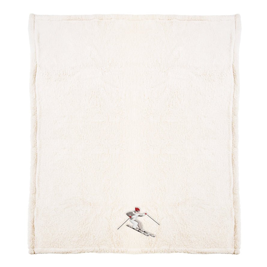 Plaid morbidotto ricamato sciatore Daunex prime - My Store