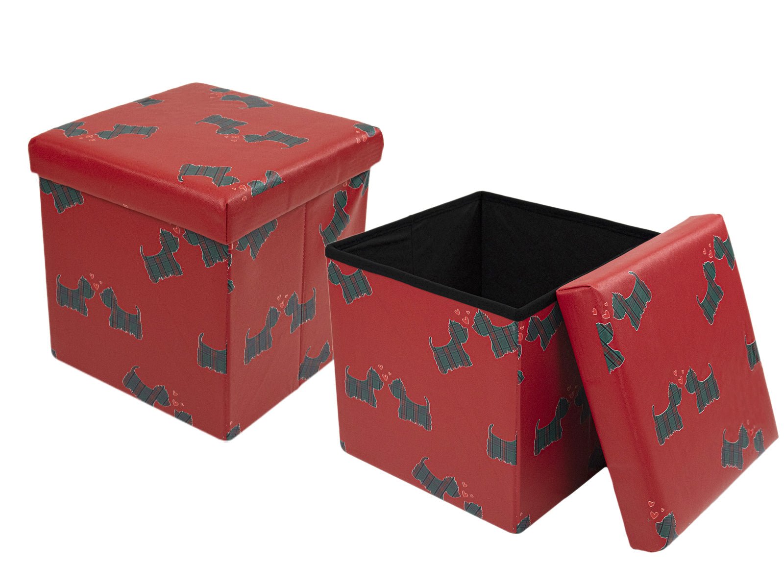 Pouf contenitore in similpelle, cuccioli - My Store
