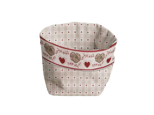 Sacchetto pane in cotone Daunex misura 13 x 15 cm, vajolet - My Store