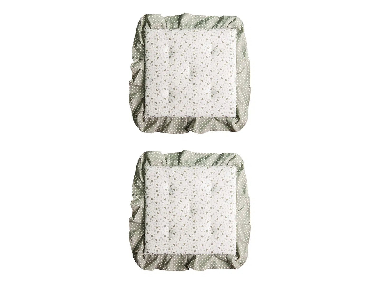 Set 2 cuscini trapuntini cannes Daunex misura 40 x 40 cm colore beige - My Store