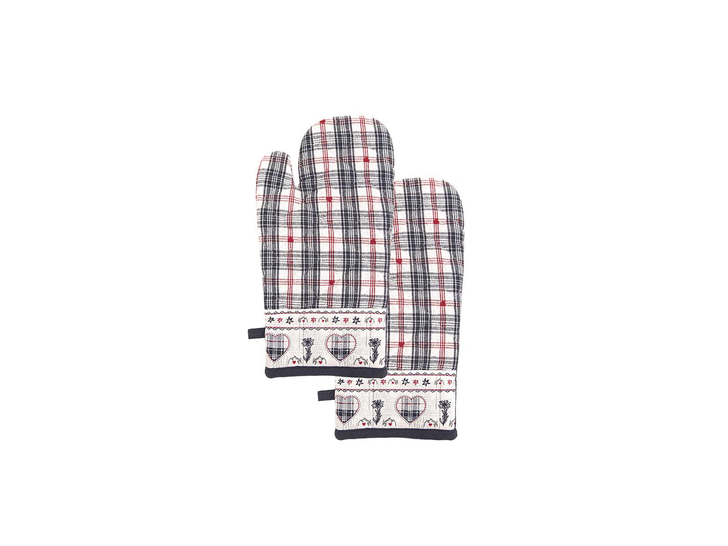 Set 2 guanti da forno misura 18 x 33 cm Daunex stelvio - My Store