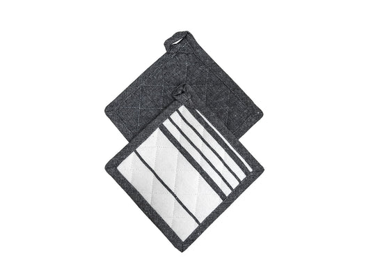 Set 2 presine quadrate Daunex misura 18 x 18 cm, nordik - My Store