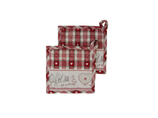 Set 2 presine quadrate Daunex misura 18 x 18 cm, oulx - My Store