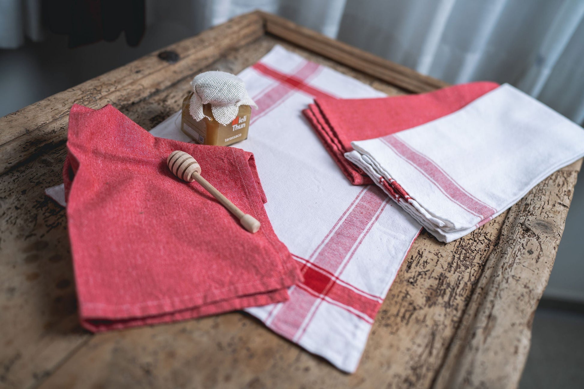 Set 2 strofinacci in cotone Daunex misura 50 x 70 cm, nordik - My Store