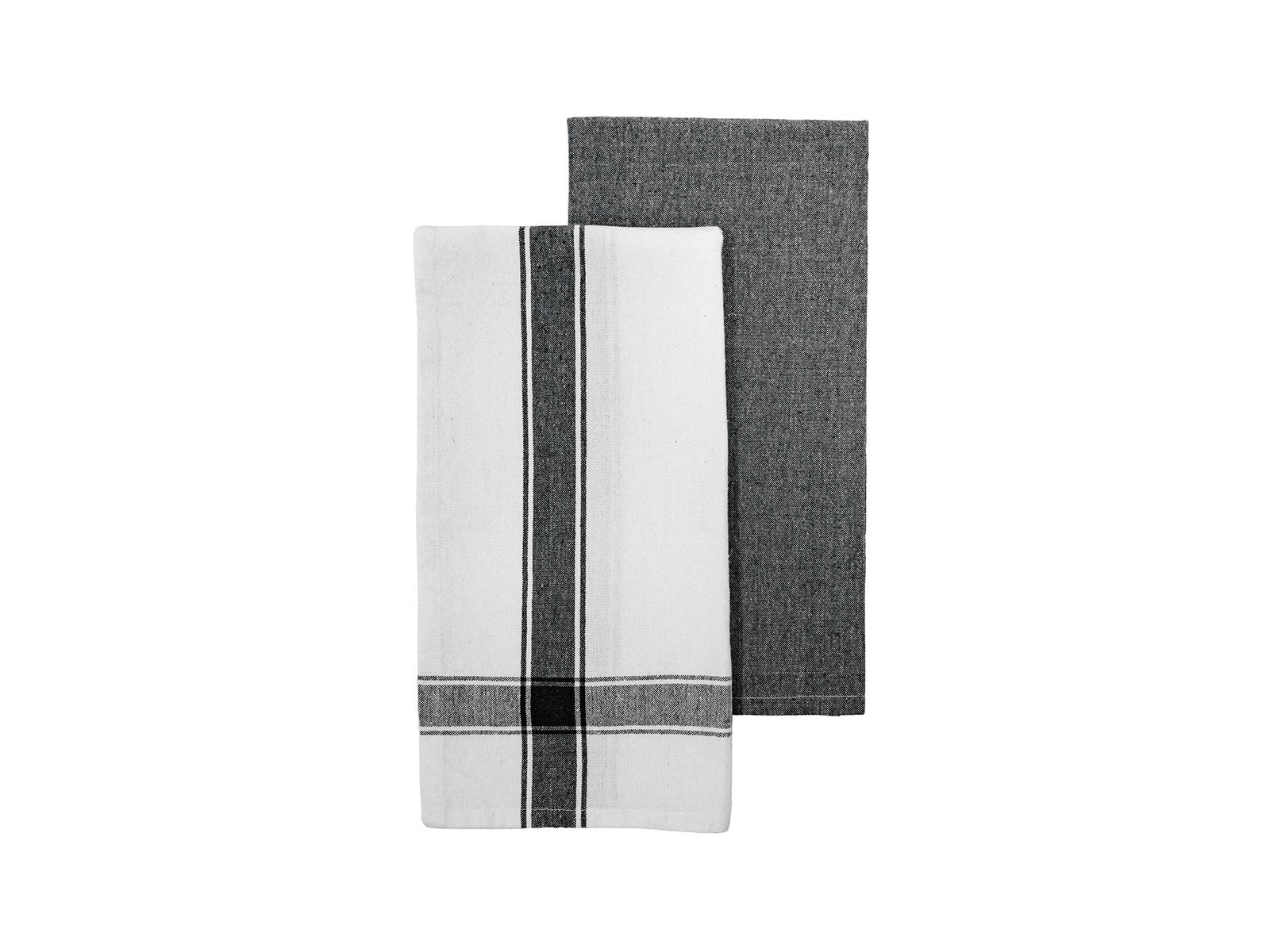 Set 2 strofinacci in cotone Daunex misura 50 x 70 cm, nordik - My Store