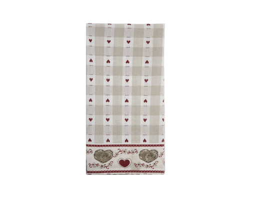 Set 2 strofinacci in cotone Daunex misura 50 x 70 cm, vajolet - My Store