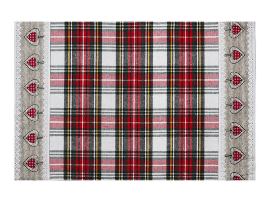 Set americano + tovagliolo glasgow Daunex colore rosso - My Store