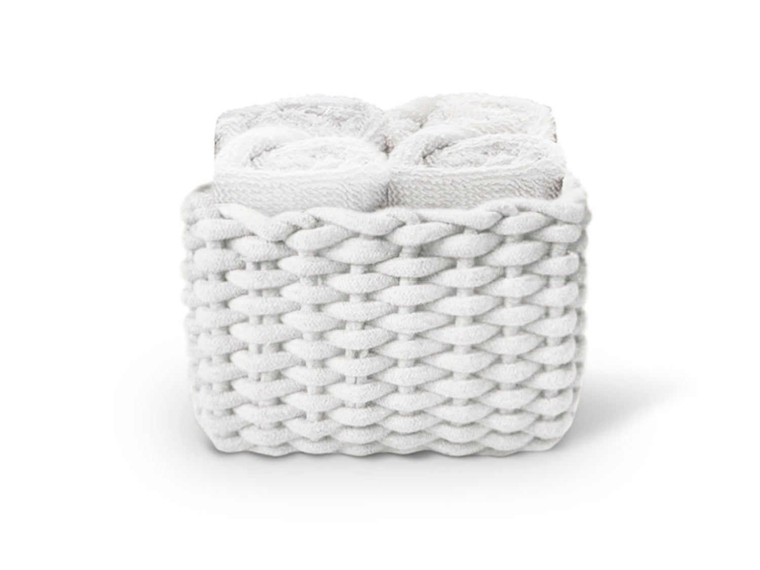 Set cesto 4 lavette Daunex classic tinta unita - My Store