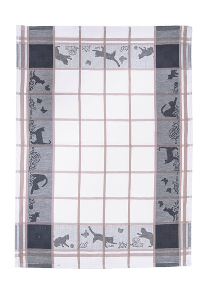 Strofinaccio in cotone egiziano cats Daunex misura 50 x 70 cm - My Store