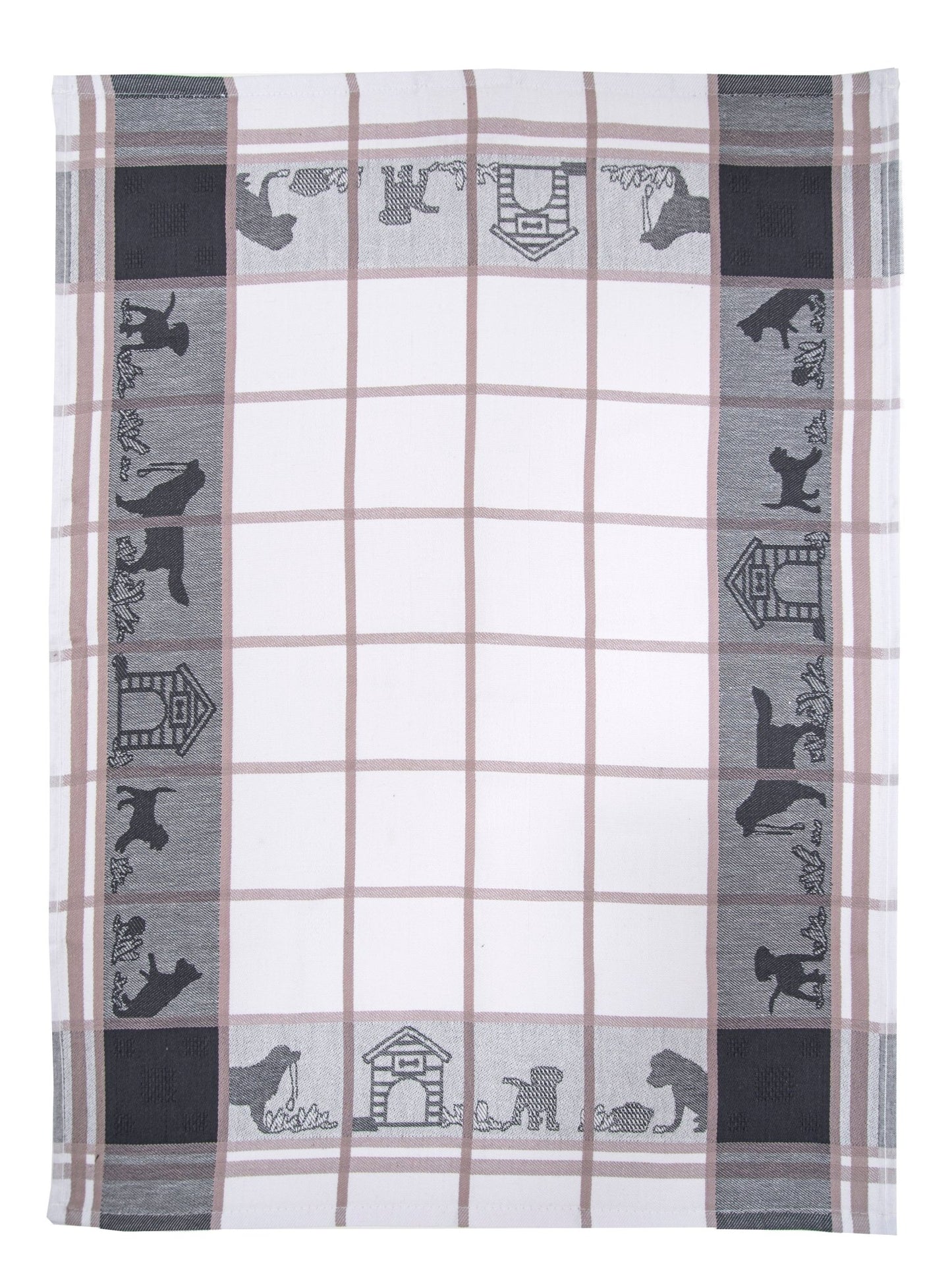 Strofinaccio in cotone egiziano dogs Daunex misura 50 x 70 cm - My Store