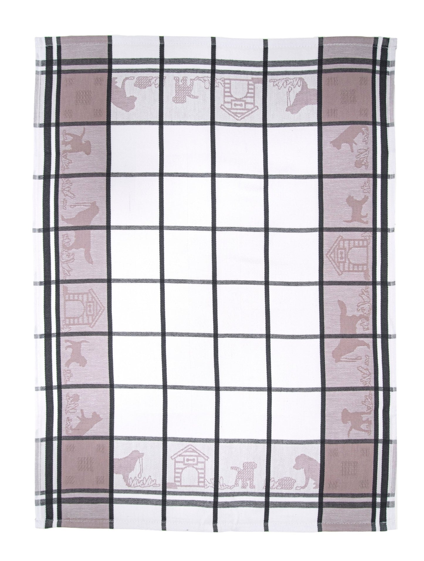 Strofinaccio in cotone egiziano dogs Daunex misura 50 x 70 cm - My Store