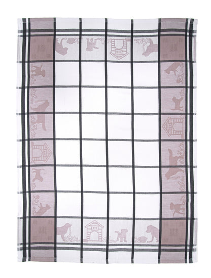 Strofinaccio in cotone egiziano dogs Daunex misura 50 x 70 cm - My Store