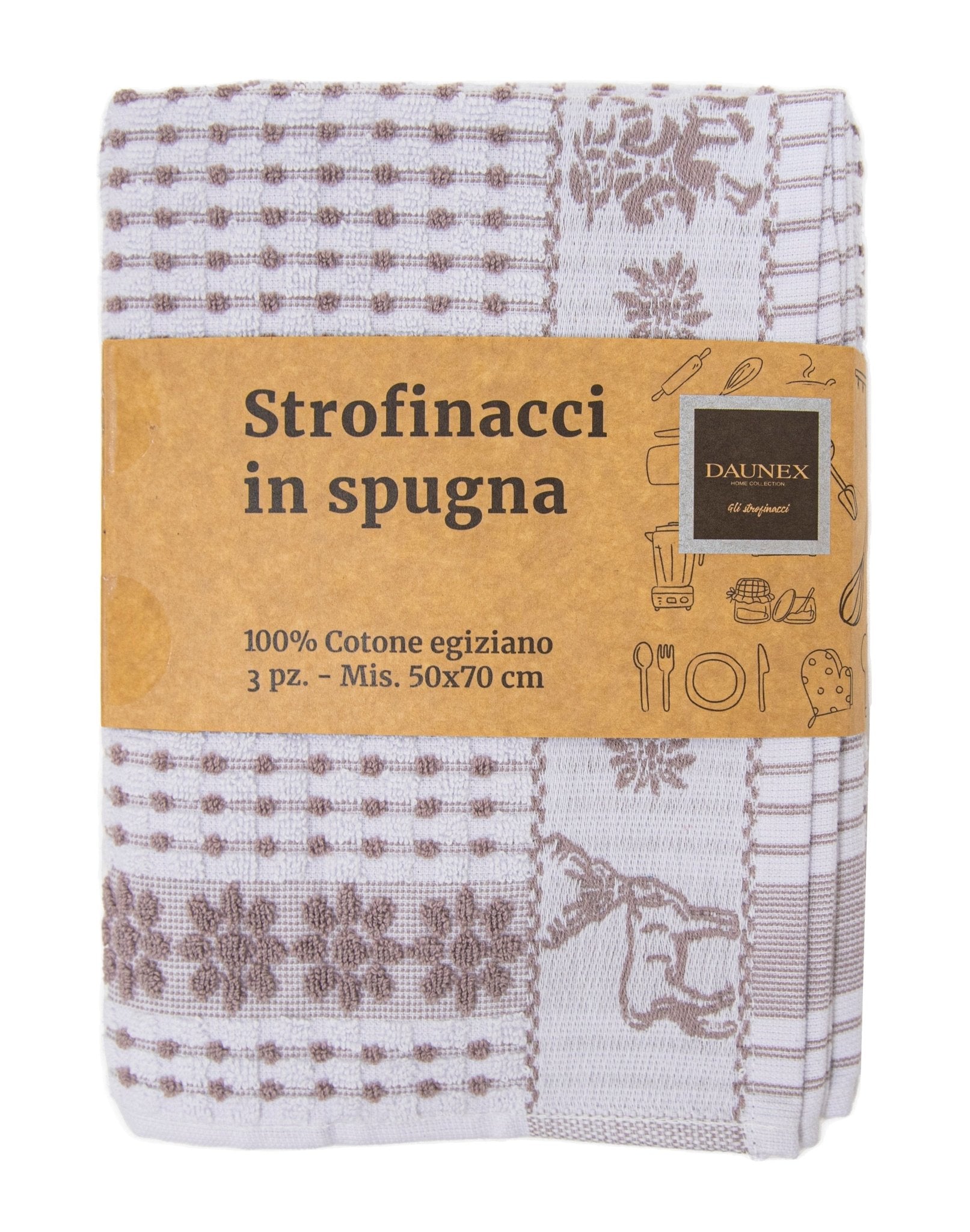 Strofinaccio in spugna casabella Daunex misura 50 x 70 cm - My Store