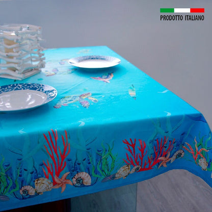 Tovaglia sorrento Daunex colore bianco stampa digitale - My Store