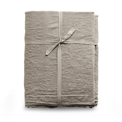Federa in lino stone - washed effetto no stiro, loft 49 - CoCo's Home